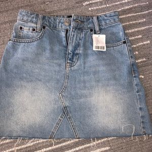 painted BDG mini skirt urban outfitters